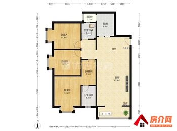 西山润城2区，3室2厅二手房出售,报价：135万元