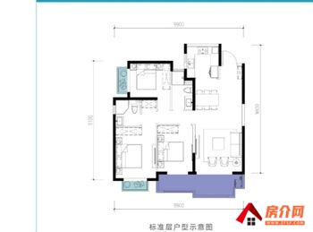 （大华公园天下南岸小区二手房）盘龙大华公园天下南岸，3室2厅二手房出售,118万元