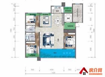 弥勒城发沁园，4室2厅二手房出售,报价：82万元