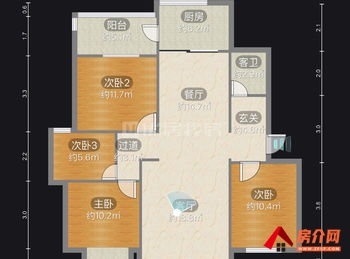 北仓园丁小区小区房屋出售，五华北仓园丁小区，4室2厅，报价：116万元