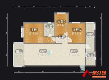 西山兴港珑湾，3室2厅二手房出售,报价：111.5万元