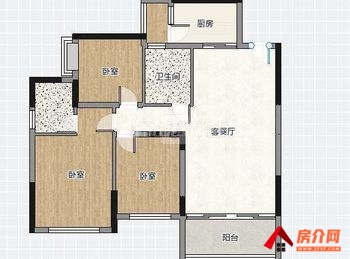 衡阳华新开发区琼宇天伦百汇,3室2厅二手房出售,报价：78.8万元