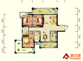 蒸湘雅士林御苑，3室2厅二手房出售,报价：69.8万元