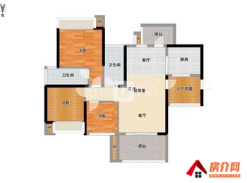 青秀城光俊景，3室2厅二手房出售,报价：110万元
