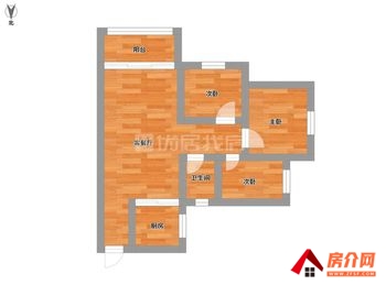 （中建邕和府小区二手房）南宁江南中建邕和府 3室2厅二手房出售,68万元