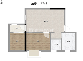 （荣和公园里(南区)小区二手房）江南荣和公园里(南区)，2室1厅二手房出售,47万元