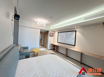 淄博张店恒大帝景(商住楼),1室1厅房子出租(整租)，租金每月1500元