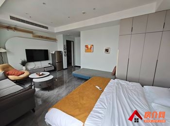 成都金牛恒大曹家巷广场(商住楼),1室1厅房子出租(整租)，租金每月1600元
