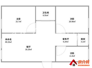 绿珠花园小区房屋出售，向阳绿珠花园，3室2厅，报价：34.8万元