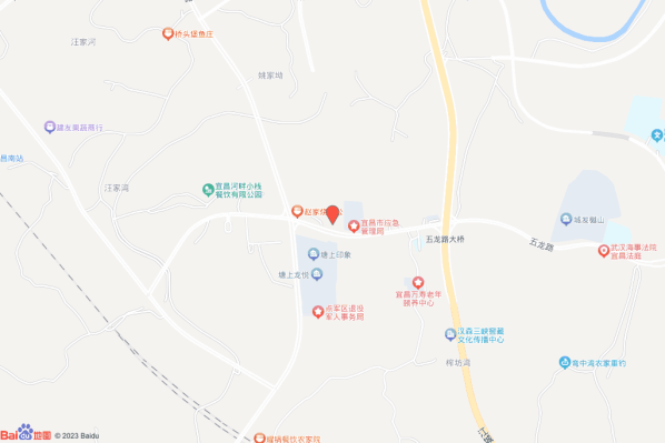 点军区五龙大道与牌坊坡路交会处