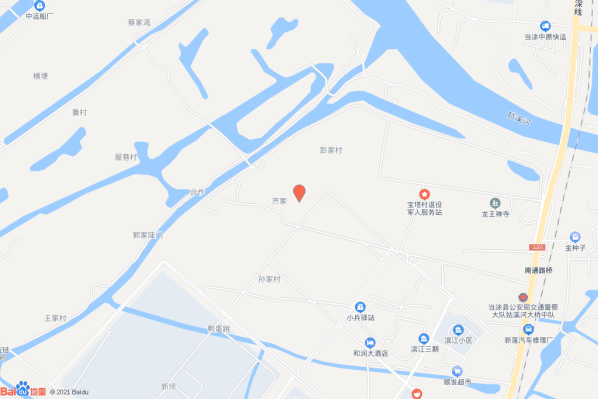 当涂宝塔路南侧,奥克斯大道西侧
